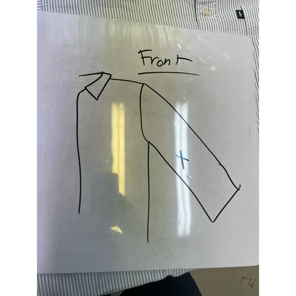 Ralph Lauren Blaire 100% Cotton stripped LS button up men's shirt size Large - Picture 9 of 15